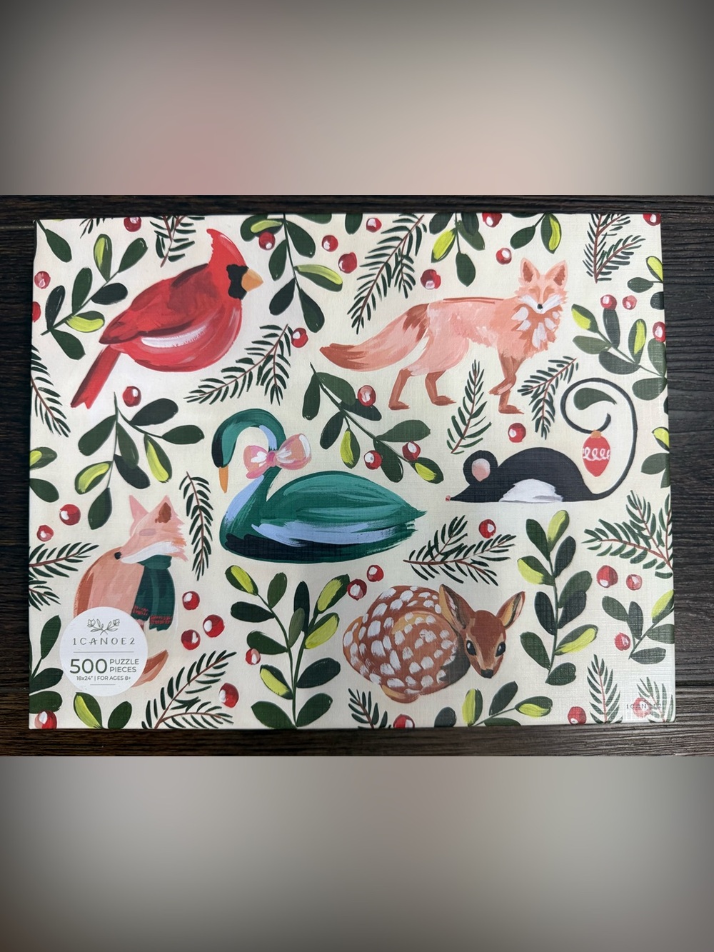 1Canoe2 Woodland Animals puzzle